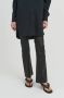 InWear Leren broek Zwarte leren broek Zwart Dames - Thumbnail 2