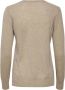 InWear Ronde Hals Gebreide Kleding Beige Dames - Thumbnail 2