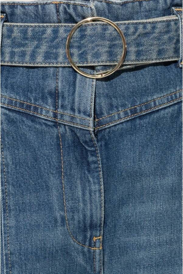 IRO Hoge taille `Indio` Carrot Jeans Blue Dames