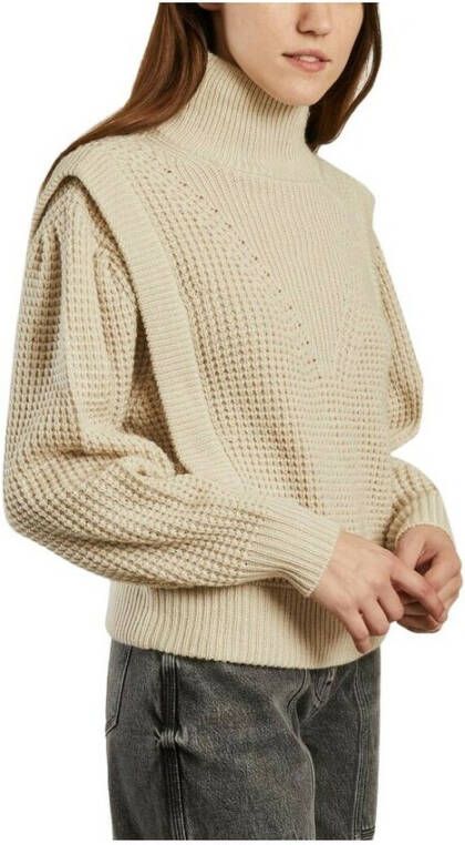 IRO Macky High Collar Sweater Beige Dames