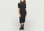 IRO Tricot midi-jurk met cut-outs Priscilla zwart - Thumbnail 3