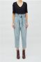 IRO Paperbag jeans with belt Blauw Dames - Thumbnail 6