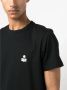 Isabel marant Zwarte katoenen T-shirt met korte mouwen en ronde hals Zwart Heren - Thumbnail 2