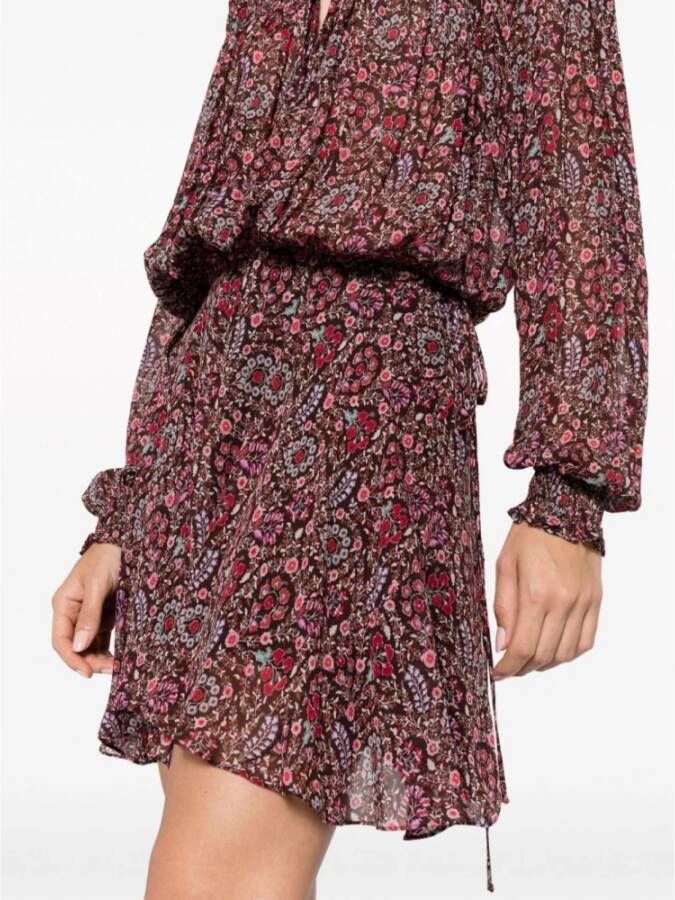 Isabel Marant Étoile Bloemenprint Minijurk Multicolor Dames