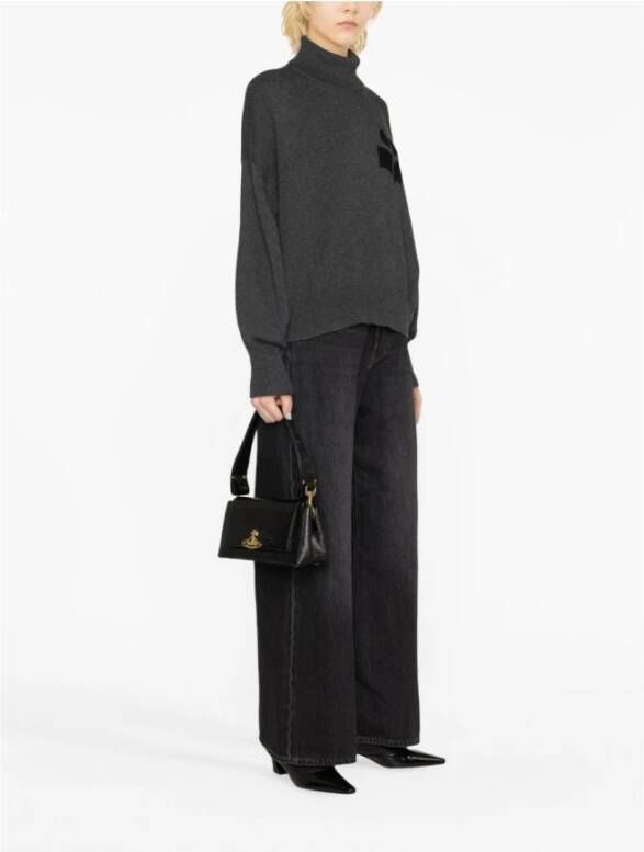 Isabel Marant Étoile Grijze Sweaters Nash Collectie Grijs Dames
