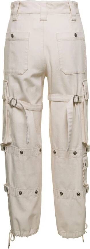 Isabel marant Leather Trousers Beige Dames