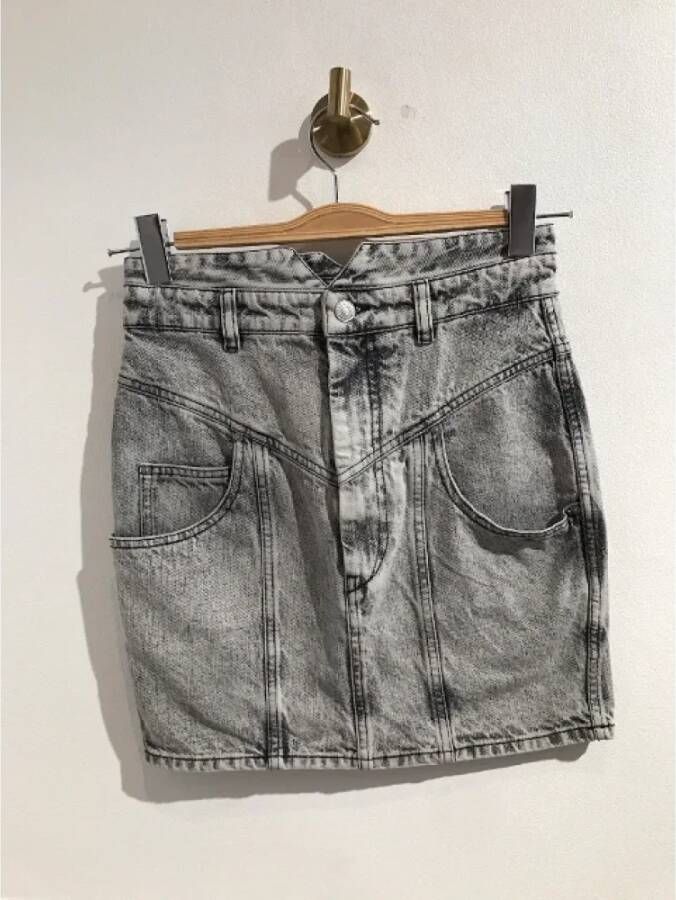 Isabel Marant Pre-owned Cotton bottoms Grijs Dames