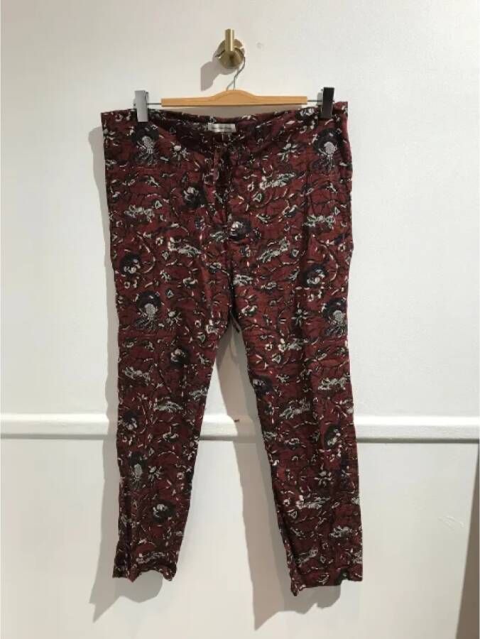 Isabel Marant Pre-owned Cotton bottoms Rood Dames