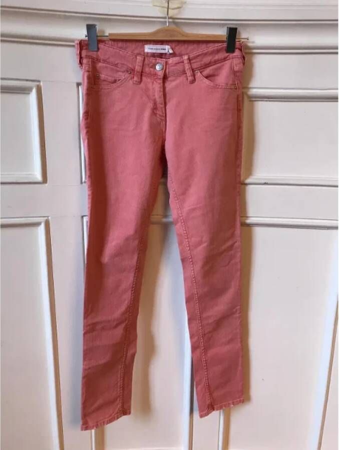 Isabel Marant Pre-owned Cotton jeans Roze Dames