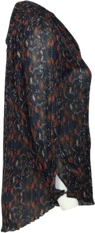 Isabel Marant Pre-owned Polyester Blouse met Bloemenprint Meerkleurig Dames