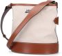 Isabel marant Schoudertas van katoenen canvas met leren accenten Beige Dames - Thumbnail 2