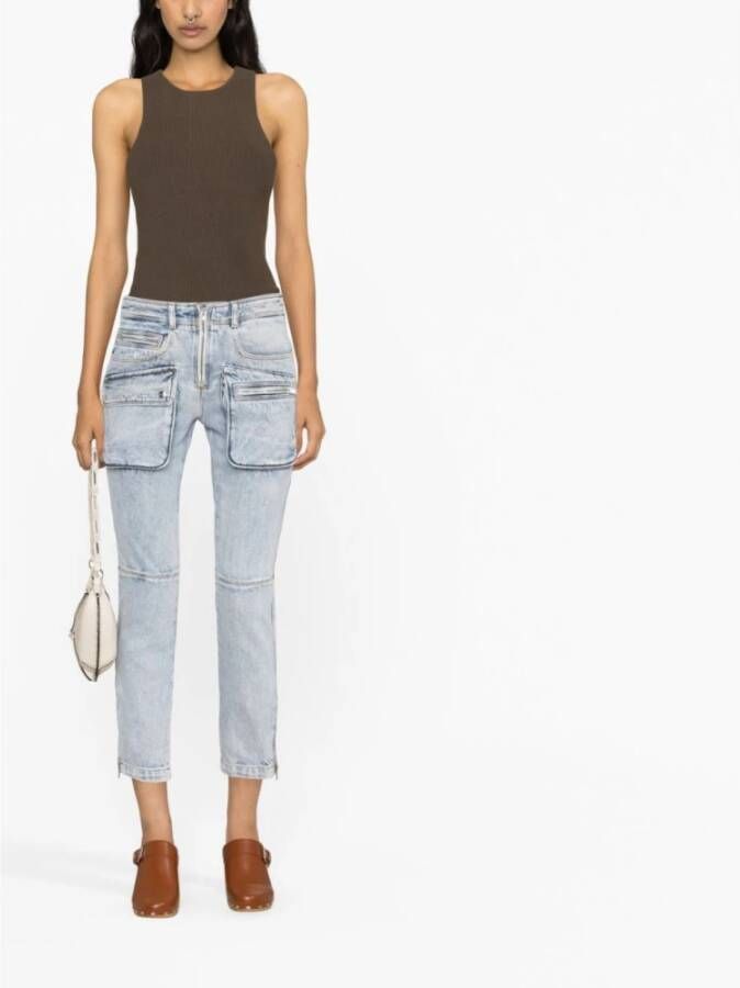 Isabel marant Slim-fit Jeans Blauw Dames