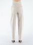 Isabel marant Leather Trousers Beige Dames - Thumbnail 3