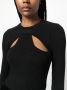 Isabel marant Zwart Geribbeld Cut-Out Sweatshirt Black Dames - Thumbnail 2