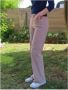 Islow Manon Wijde Broek met Knoopsluiting Beige Dames - Thumbnail 1