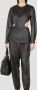 Issey Miyake Leather Trousers Brown Dames - Thumbnail 4