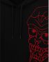 Iuter Zwarte Skull Hoodie met Lange Mouwen Black Heren - Thumbnail 6