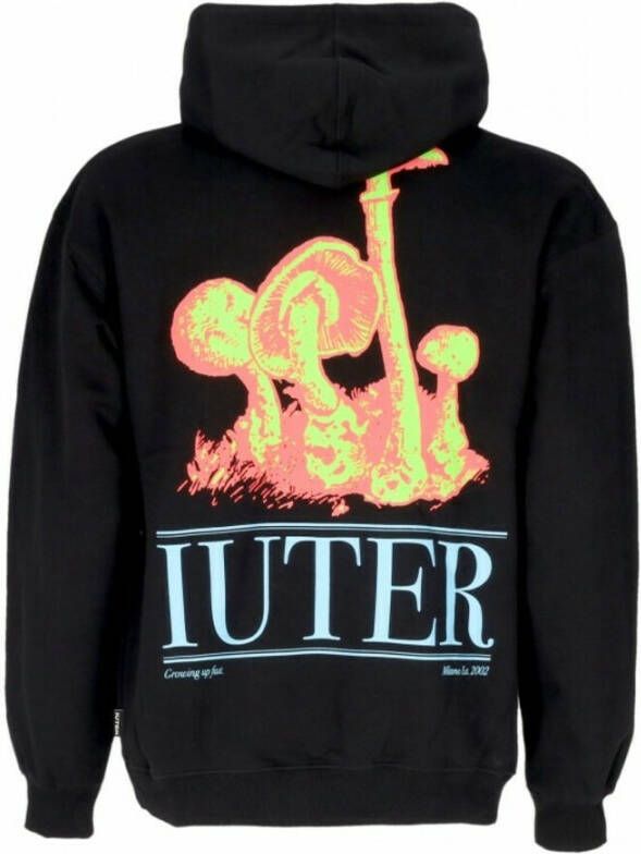 Iuter Hoodie groeien Zwart Heren