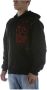 Iuter Zwarte Skull Hoodie met Lange Mouwen Black Heren - Thumbnail 4