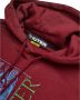 Iuter Burgundy World Hoodie met Kangaroo Zak Red Heren - Thumbnail 2