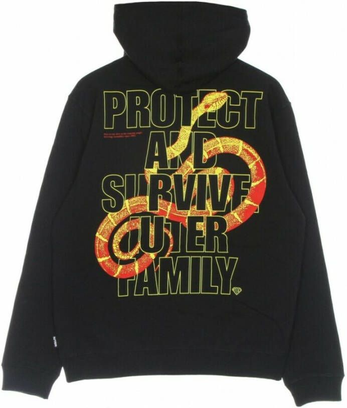 Iuter Lichtgewicht hoodie blijf in leven Zwart Heren