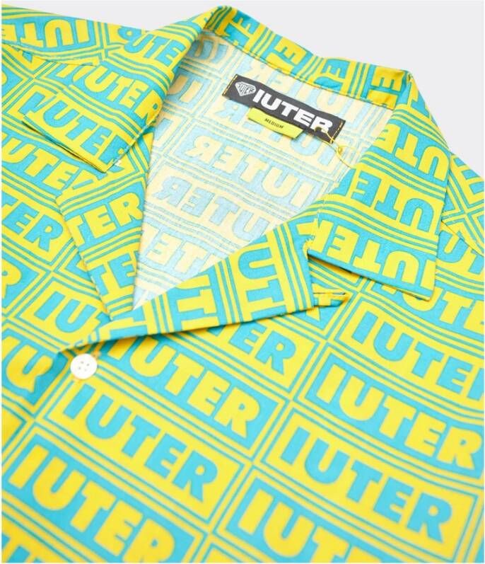 Iuter Short Sleeve Shirts Groen Heren