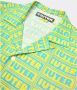 Iuter Korte Mouw Paneelshirt in Kanarie Multicolor Heren - Thumbnail 2