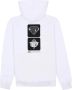 Iuter Witte Hoodie Lichtgewicht Tab Hoodie White Heren - Thumbnail 2