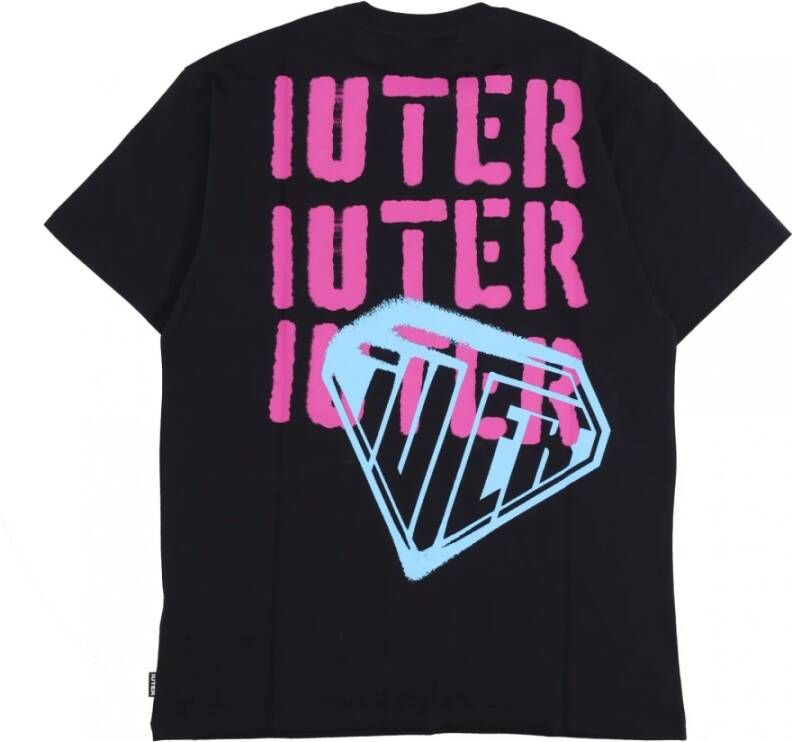 Iuter T-Shirts Black Heren