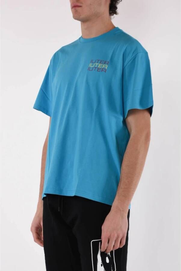 Iuter T-Shirts Blauw Heren