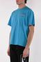 Iuter Skull Print Tee Sky Blue T-shirt Blue Heren - Thumbnail 2