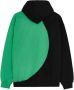 Iuter Zwarte Split Hoodie met Wortelontwerp Black Heren - Thumbnail 2