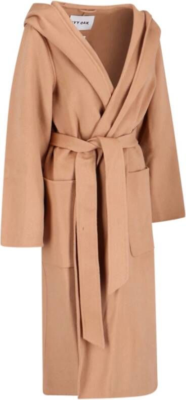 IVY OAK Beige Jassen Cappotto Beige Dames