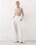 IVY OAK Wijde Pijp Broek Wit Pak Broek White Dames - Thumbnail 2