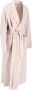 IVY OAK Handgestikte Deconstructed Robe Coat Beige Dames - Thumbnail 2