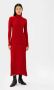 IVY OAK Zachte Gebreide Merinowollen Coltrui Red Dames - Thumbnail 2