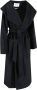 IVY OAK Zwarte Jas met Cappotto Stijl Black Dames - Thumbnail 2