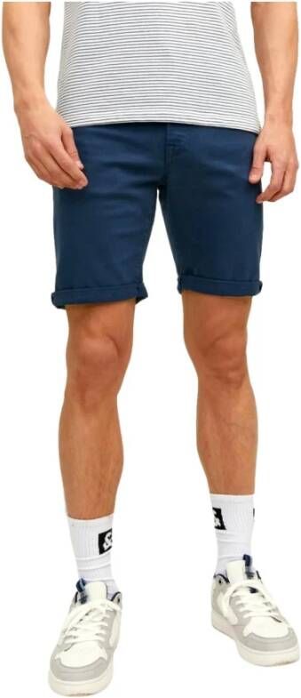 jack & jones Blauwe Bermuda Shorts voor Heren Blauw Heren
