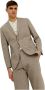 JACK & JONES PREMIUM gemêleerd slim fit colbert JPRRIVIERA met linnen beige - Thumbnail 5