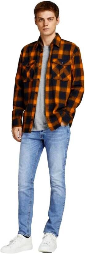 jack & jones Slim-fit Jeans Blauw Heren