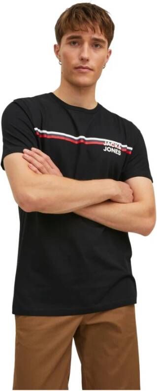jack & jones T-shirt Jack Jones Atlas Zwart Heren