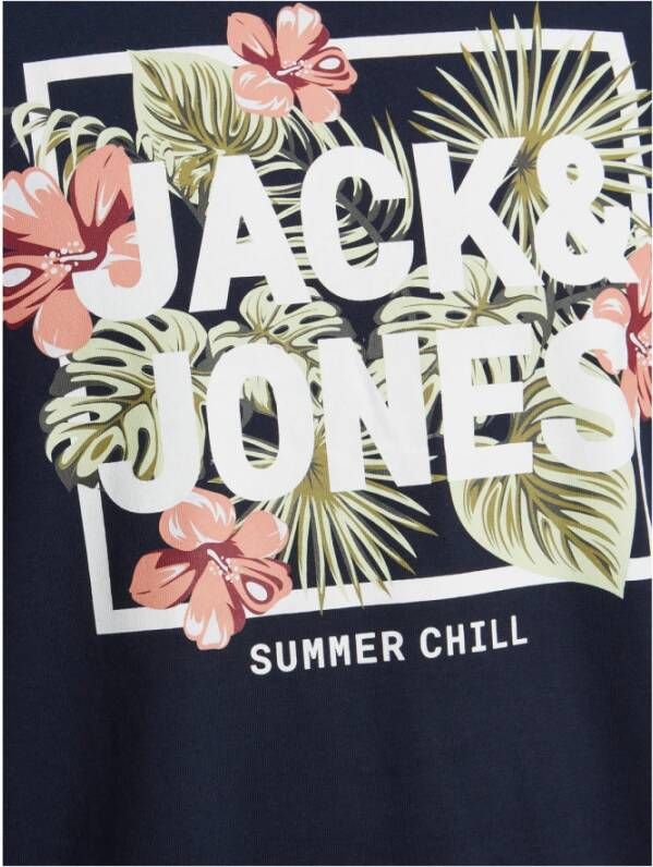 jack & jones T-shirt Jack Jones Becs Blauw Heren