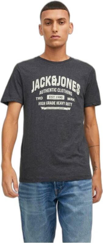 jack & jones T-shirt Jeans Grijs Heren