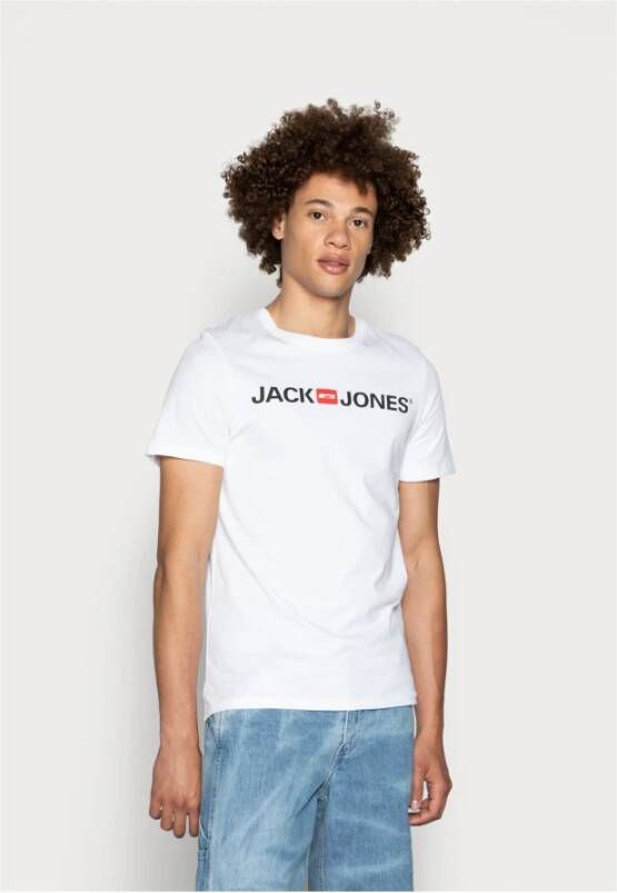 jack & jones T-Shirts Wit Heren
