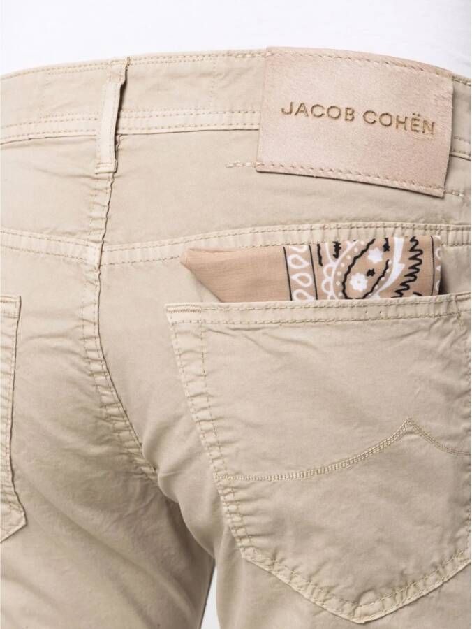 Jacob Cohën Rechte Jeans Upgrade voor Heren Beige Heren