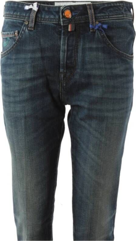 Jacob Cohën Slim-fit Blauwe Jeans voor Mannen Blauw Heren