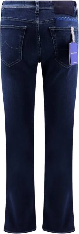 Jacob Cohën Blauwe Slim-fit Jeans voor Heren Blauw Heren