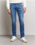 Jacob Cohën Medium gewassen denim jeans met geborduurde zak en contrasterende tailleband Blauw Heren - Thumbnail 2