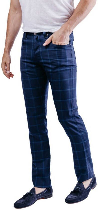 Jacob Cohën Slim Fit Broek Blauw Heren