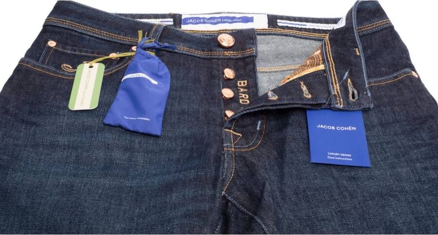 Jacob Cohën Moderne Slim-fit Jeans Blauw Heren